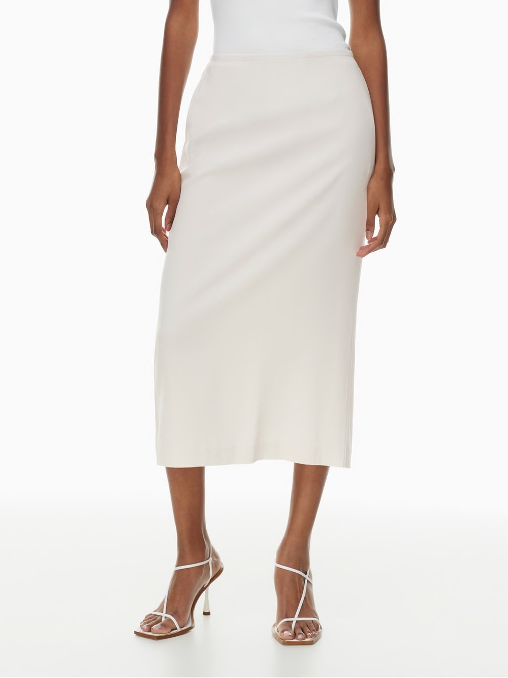 Aritzia babaton Cream Midi long immaculate Skirt